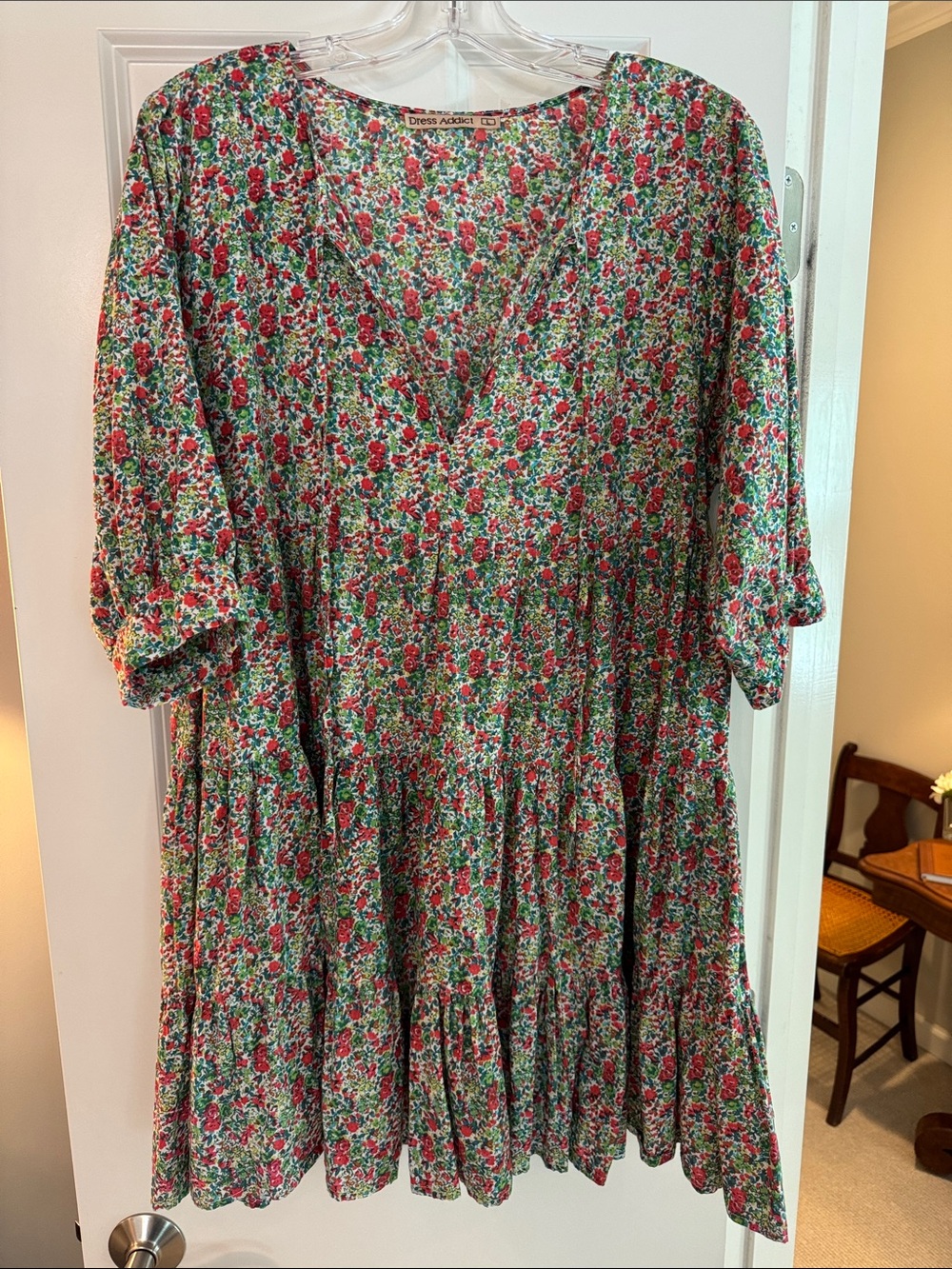 Floral Mini Dress - Multicolor